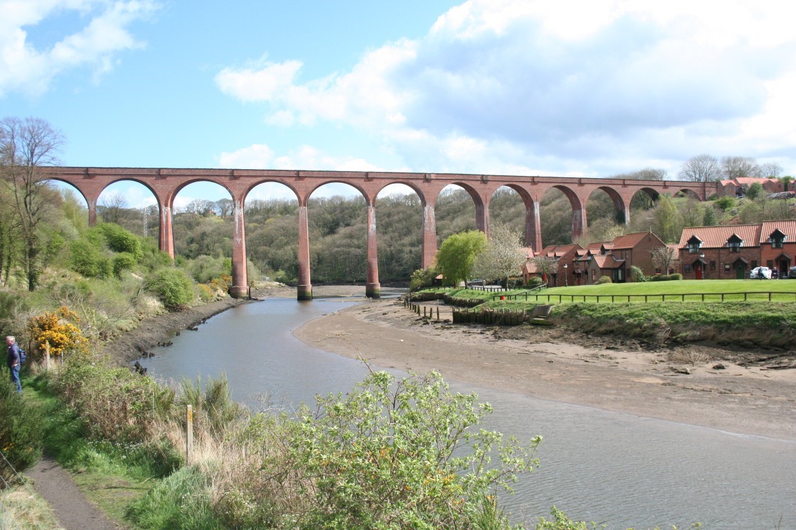 Larpool Viaduct from below
